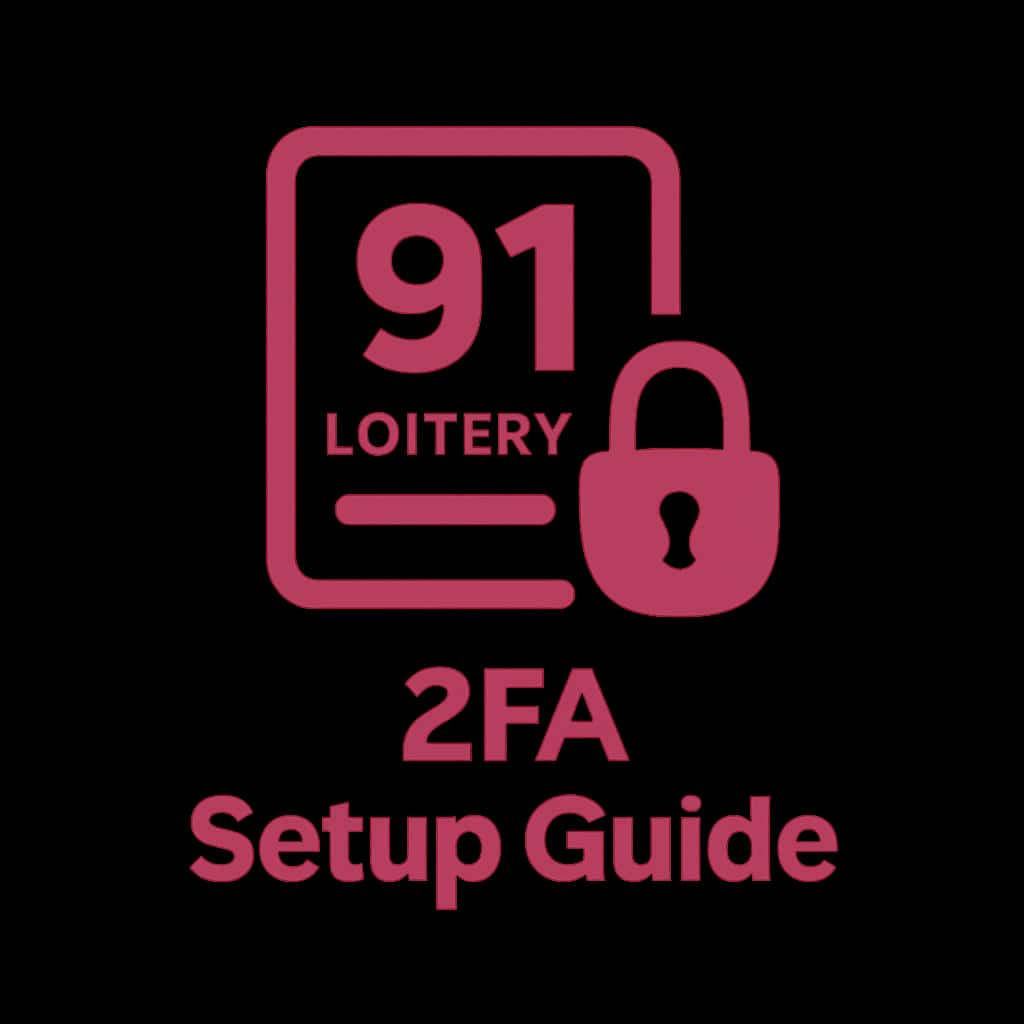 Minimal icon for the 91 Lottery 2FA Setup Guide.