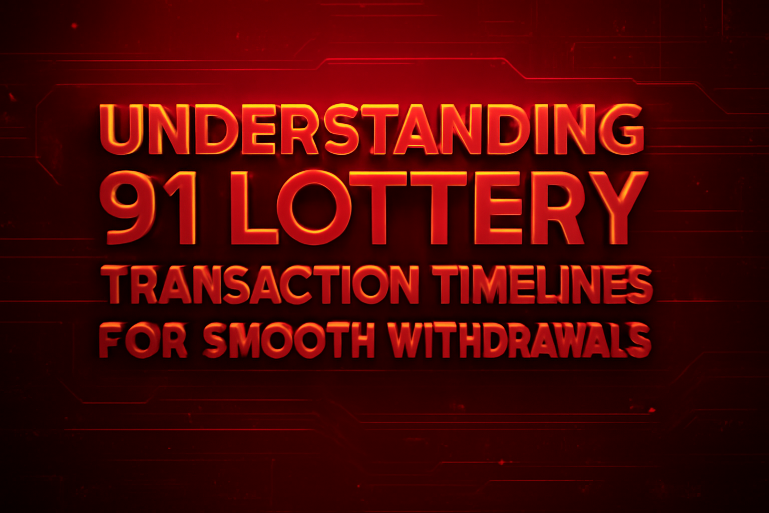 An informative visual regarding the 91 Lottery Reset process.