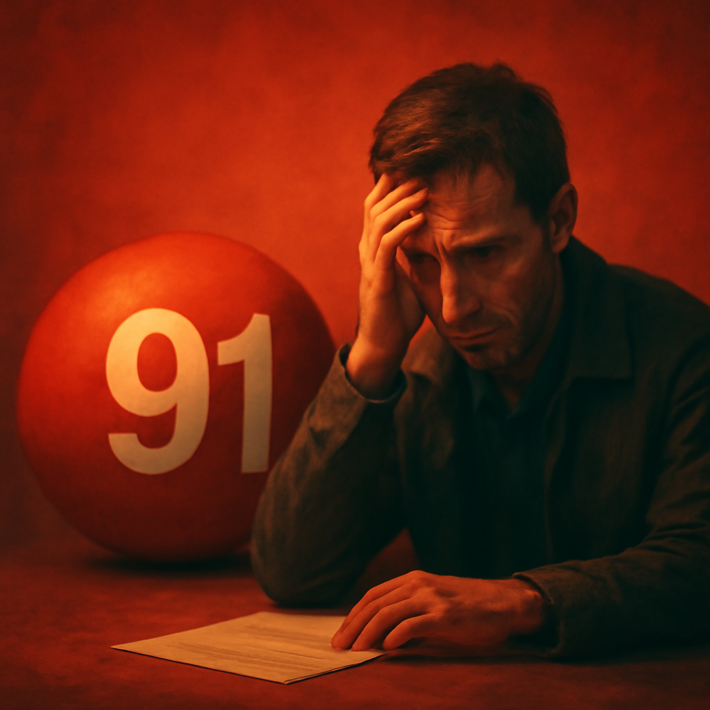 Icon representing guide for fixing login issues with 91 Lottery.