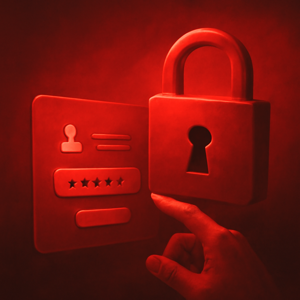 Illustration conveying the secure login processes for 91 Lottery.