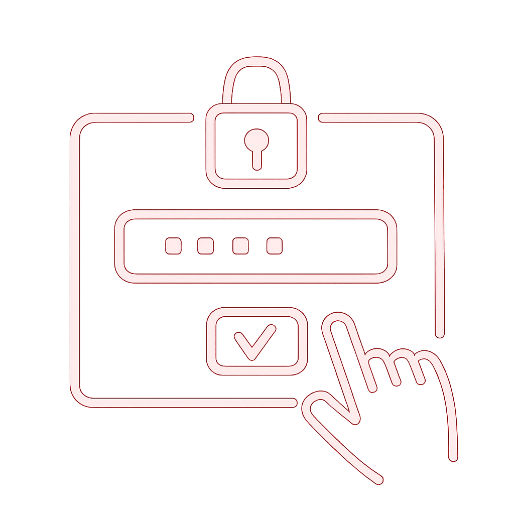 Illustration detailing steps to fix login access for 91 Lottery.