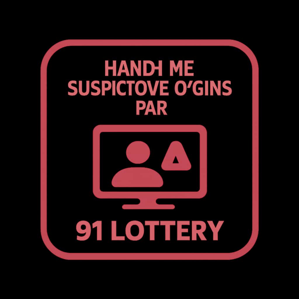 A professional badge illustrating login security for 91 Lottery.