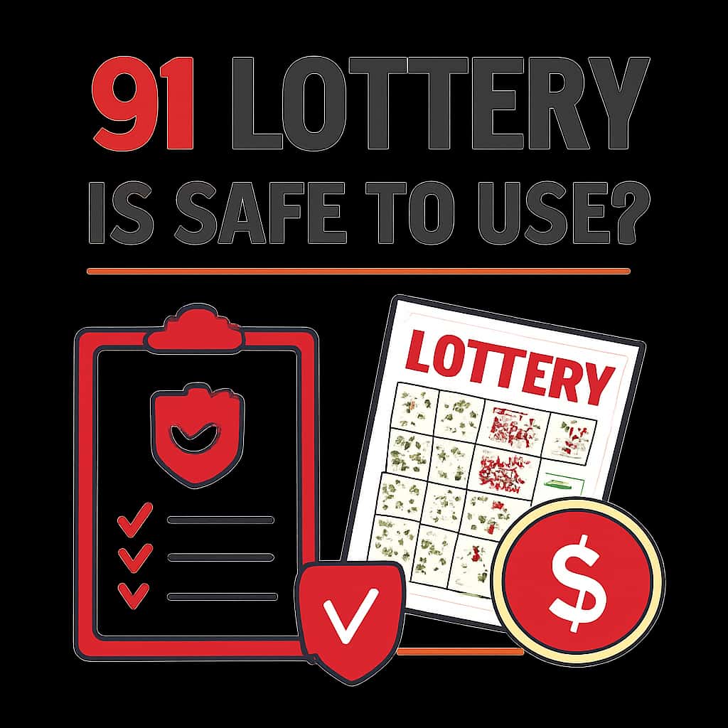Illustration about the safety measures of 91 Lottery.