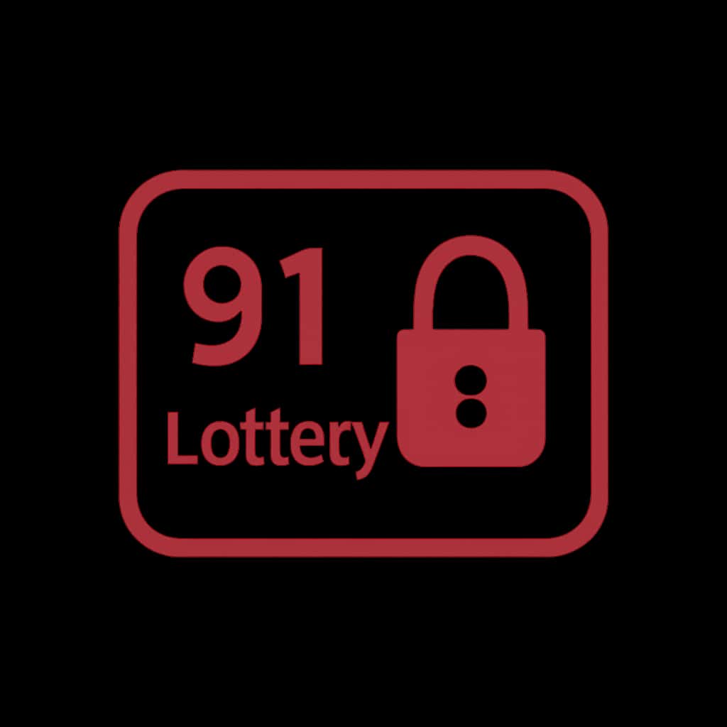 Icon representing security for 91 Lottery accounts.